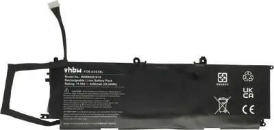Produktbild von vhbw Akku kompatibel mit HP Envy 13-AD021UR, 13-AD020UR, 13-AD021TX, 13-AD019UR, 13-AD020TX, 13-AD019TX Notebook (4350 mAh, 11,55 V, Li-Ion)