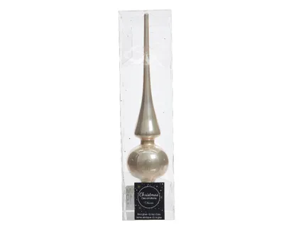 Produktbild von Künstlicher Weihnachtsbaumspitze Glänzend Gold HOMLA