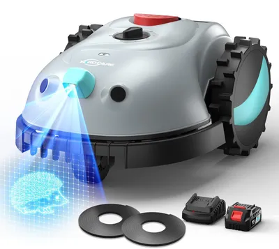 Robot-Rasenmäher ohne Begrenzungskabel, 4,0 Ah Akku