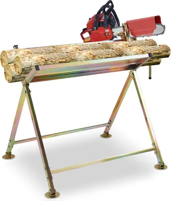 Produktbild von Fiqops Kettensägebock Sägebock Elektro Kettensäge Sägehilfe Holz Säge Bock