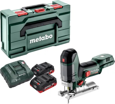Produktbild von Metabo ST 18 LT 130 BL Akku Stichsäge 18 V 130 mm Brushless + 2x LiHD Akku 4,0 Ah + Ladegerät + Metabox