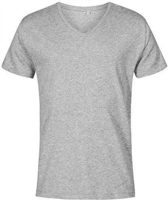 Produktbild von X.O V-Ausschnitt T-Shirt Herren, Grau-Melange, XL