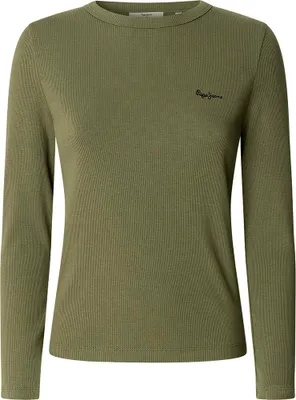 Image de Pepe Jeans Betina T-shirt manches longues Vert M Femme Vert M