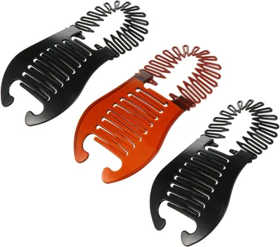 Produktbild von 6 Stück Bananenhaarspangen, flexible Haarklammern für Pferdeschwänze und einfaches Haarstyling für Damen