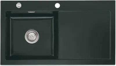 Produktbild von Flächenbündige Spüle MERA 90 EIBE mit Becken links und Excenterbedienung