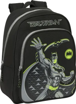 Produktbild von Schulrucksack Batman Game over Schwarz 27 x 33 x 10 cm