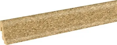 Produktbild von SKANDOR Sockelleiste Kork fein lackiert SU18L 2400 x 38,5 x 18,5 mm