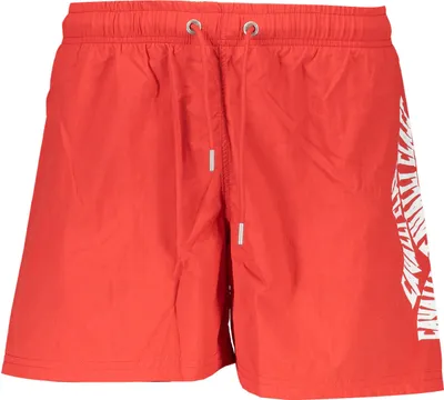 Immagine prodotto di Boxer da bagno da uomo rossi - Elasticizzati, con tasca e fodera interna