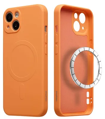 Imagen del producto de Funda de Colores con MagSafe para Apple iPhone 13 - Naranjo