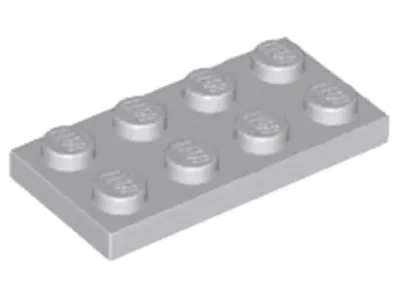 Immagine prodotto di Lego® 100 pezzi 3020 Piastre Piastre 2x4 Parte Basic 100 Grigio chiaro bluastro