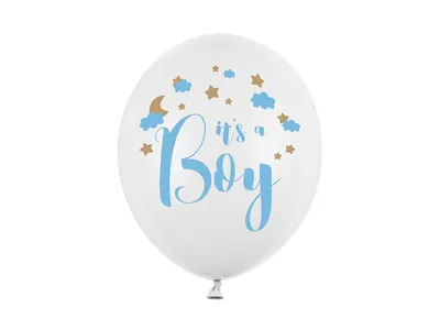 Zdjęcie produktu dla Balony 30cm It_s a Boy Pastel PureWhite A6 64354