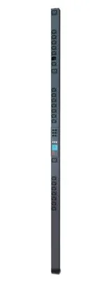 Zdjęcie produktu dla APC AP8459WW, Regulowany, Metered-by-outlet, 0U, Pionowa, Czarny, 24 x gniazdo sieciowe, C13 panel, C19 panel