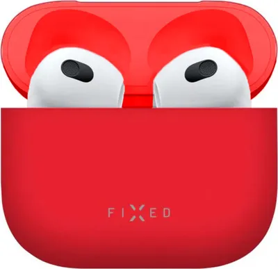 Image de Housse de protection pour AirPods 4, Fixed Silky, rouge