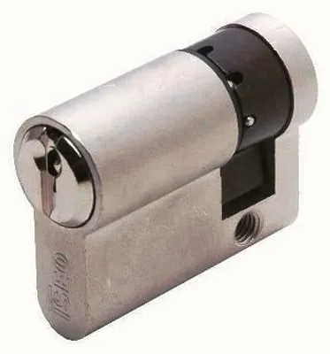 Zdjęcie produktu dla Półcylinder jednoprofilowy niklowany „F5” ISEO 40 mm (25+10+5)