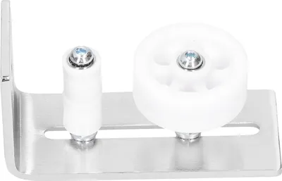 Obrázek produktu pro Stodolní dveře spodní vodítko nerezová ocel koloběžka kit hardware příslušenství stříbrná stříbrná
