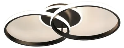 Immagine prodotto di Plafoniera, dimmerabile, con temperatura di colore regolabile, colore nero, intercambiabile, 32W