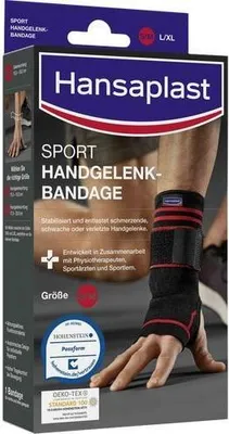 Zdjęcie produktu dla Hansaplast Sport Bandaż na nadgarstek Rozmiar M 1 szt