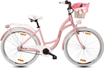 Produktbild von Goetze Style 28 Zoll City Bike, 18 Zoll Stahl Tiefeinsteiger, 3-Gang Shimano Nexus, Rücktrittbremse & V-Brake , LED-Beleuchtung, Rattankorb