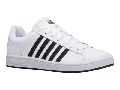 Produktbild von K-Swiss Herren Sneaker K-Swiss COURT WINSTON Skateschuh Sportschuh Turnschuh, Größe:EUR 42, Farbe K-Swiss:Weiß (White / Black / Black)