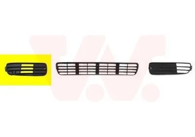 Produktbild von VAN WEZEL Lüftungsgitter Grill Stoßfänger für AUDI 80 Limousine (8C2, B4)