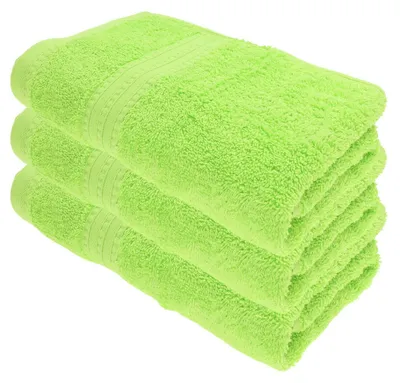 Produktbild von Julie Julsen BIO Duschtuch-Set 3 Stk. 70x140 Apfelgrün