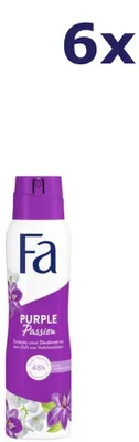 Produktbild von 6x Fa Deospray – Purple Passion 150 ml