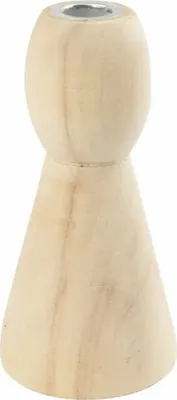Produktbild von Konische Kerzenständer aus Holz, H: 9,5 cm, 1 Stück