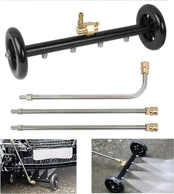 Produktbild von Bodenreiniger 16 Zoll, Hochdruckreiniger, 4000 psi, 3-teilige Verlängerungsstange, Schrägrohr für Einfahrt