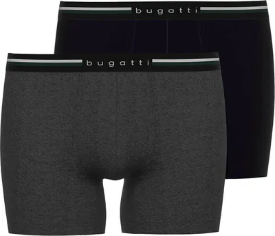 Produktbild von bugatti Long Pants Neapel 6er Pack 931 black dark melange 6