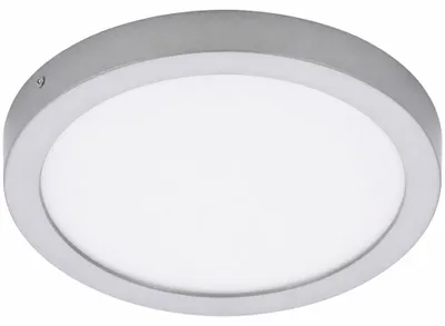 Zdjęcie produktu dla Lampa sufitowa LED BRILONER FIRE, neutralne białe światło, płaska konstrukcja, kolor srebrny, 30 x 3,2 cm