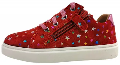 Produktbild von Richter  Kinderschuhe Mädchen Halbschuhe Schnürer Rot Freizeit, Schuhgröße:30 EU