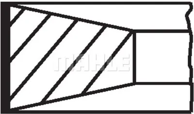 Produktbild von MAHLE 083 18 N0 Kolbenringsatz Kolbenringe für BMW 3 Limousine (E46) 5 Limousine (E60) 5 Touring (E61) 5 Limousine (E39) 3 Touring (E46)
