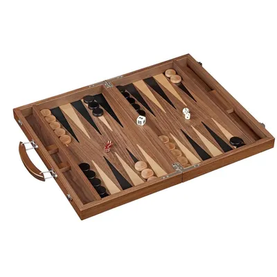 Produktbild von Backgammon Zante mittelgroß, Brettspiel für 2 Spieler ab 6 Jahren
