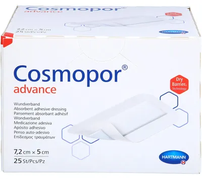 Produktbild von Cosmopor Advance 7,2x5cm, 25 St. Pflaster