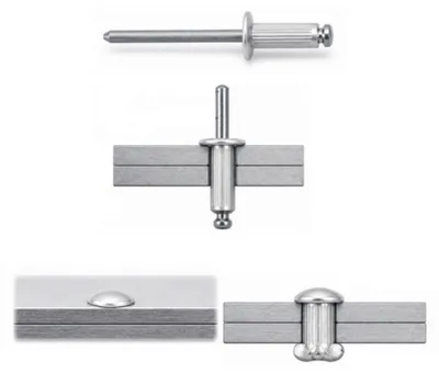 Produktbild von Niet Blind GOVIS Aluminium Stahlgewinde TRS 4,8 x 10