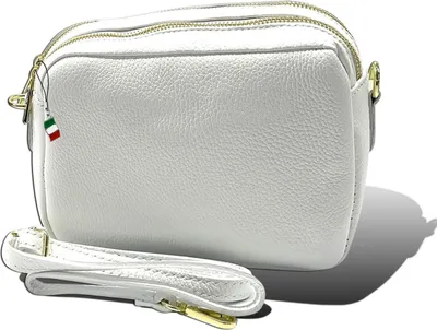 Produktbild von Florence Tasche weiß Leder D2OTF809W
