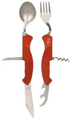 Immagine prodotto di Coltello tascabile, 6 in 1, rosso, divisibile