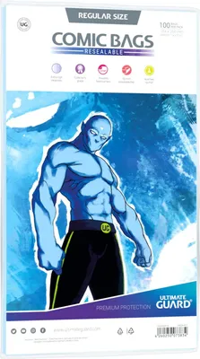 Immagine prodotto di Woreczki ochronne Ultimate Guard do komiksów z zapięciem (100 szt.)