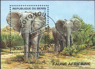 Produktbild von Briefmarken Benin 1995 Mi Block13 (kompl.Ausg.) gestempelt Säugetiere Afrikas