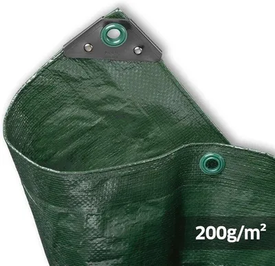 Productafbeelding van Afdekzeil 200 g/m² - 4,00 x 7,00 m - Groen