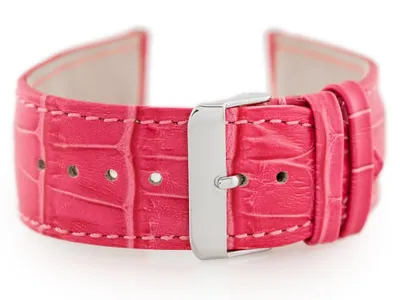 Produktbild von Ledergürtel für die W64 Uhr - Pink - 26mm