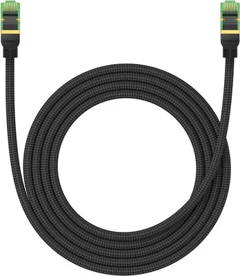 Produktbild von Pleciony kabel sieciowy kat. 8 Baseus Ethernet RJ45, 40 Gb/s, 2 m (czarny)