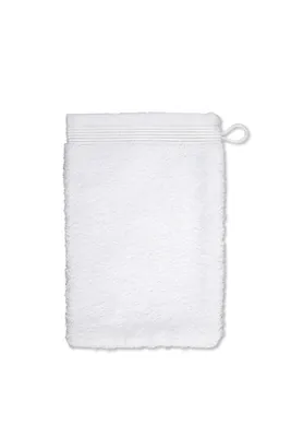 Productafbeelding van Möve Superwuschel washandschoen, kleur: sneeuwwit, afmetingen: 15x20 cm