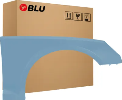 Image de BLU Aile Compatible avec Audi A4 B9 S4 LX5X Droite Blau SpharenBlau | 2015-2019 | Avant | Peint| Prêt à Monter | Acier