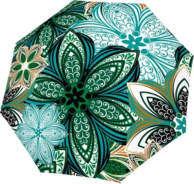 Produktbild von doppler Taschenregenschirm Regenschirm Fiber Magic Imperial Meadow mehrfarbig