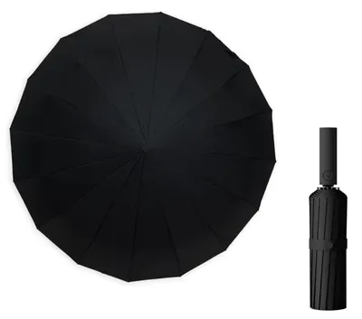 Zdjęcie produktu dla Duży parasol, odporny na wiatr, z ochroną przed promieniowaniem UV