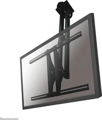 Productafbeelding van De NewStar PLASMA-C100BLACK plafondbeugel is een draaibare en kantelbare beugel voor flatscreen-tv's en monitoren tot 70 inch (175 cm).- Geschikt voor schermformaten van 81,3 cm (32 inch) tot 152,4 cm (60 inch).- Maximaal draagvermogen: 50 kg.- Kleur: zwart