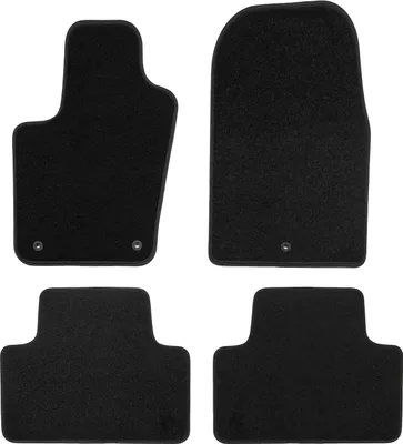 Image de Tapis De Sol De Qualité Supérieure Noir Pour Jeep Grand Cherokee 2011-2023 4pcs, Ajustement Précis, Base Antidérapante, avec Attaches