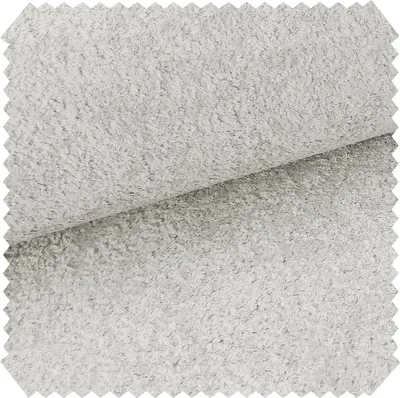 Produktbild von novely® MONIQUE Samtweicher Bouclé-Velours-Stoff, Schwer Entzündbar Meterware 1lfm - Farbe: 09 Grau-Beige