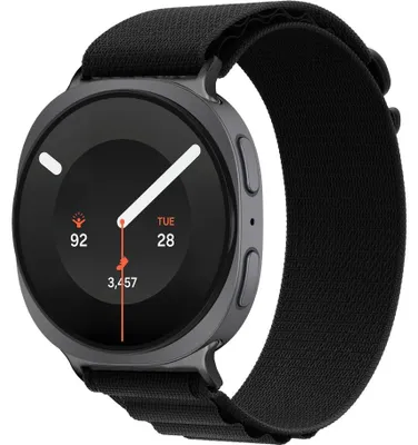 Produktbild von Armband für Galaxy Watch 9 40 mm / 44 mm / 8 40 mm / 44 mm / 8 Classic 46 mm, Tech-Protect Nylon Pro, Schwarz